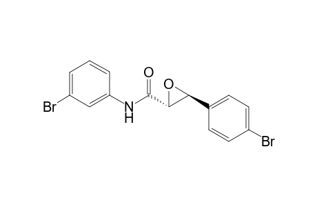 trans-N-(3-Bromophenyl)-3-(4-bromophenyl)oxirane-2-carboxamide