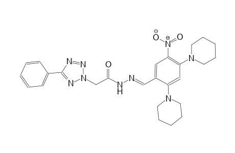 2H-tetrazole-2-acetic acid, 5-phenyl-, 2-[(E)-[5-nitro-2,4-di(1-piperidinyl)phenyl]methylidene]hydrazide