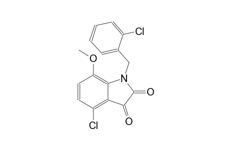 4-chloro-1-(2-chlorobenzyl)-7-methoxy-1H-indole-2,3-dione