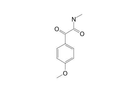 2-(4-METHOXYPHENYL)-N-METHYL-2-OXOACETAMIDE