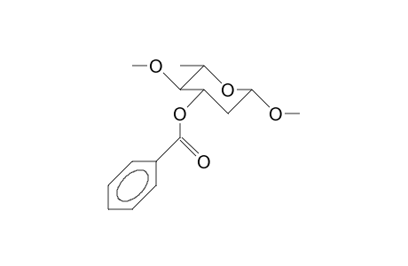 2,6-Dideoxy-3-O-benzoyl-4-O-methyl.beta.-L-ribo-hexopyranoside