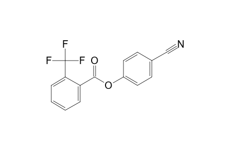 2-Trifluoromethylbenzoic acid, 4-cyanophenyl ester