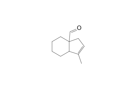 1-Methyl-3a,4,5,6,7,7a-hexahydro-3H-indene-3a-carbaldehyde