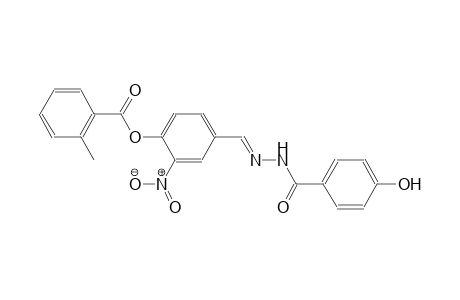 benzoic acid, 2-methyl-, 4-[(E)-[2-(4-hydroxybenzoyl)hydrazono]methyl]-2-nitrophenyl ester