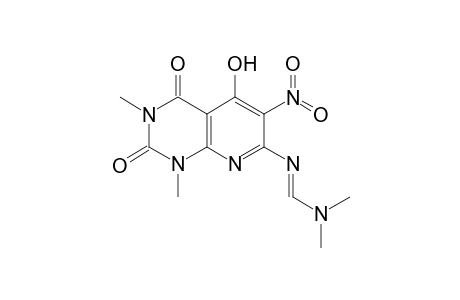 N'-(5-hydroxy-1,3-dimethyl-6-nitro-2,4-dioxo-1,2,3,4-tetrahydropyrido[2,3-d]pyrimidin-7-yl)-N,N-dimethylimidoformamide