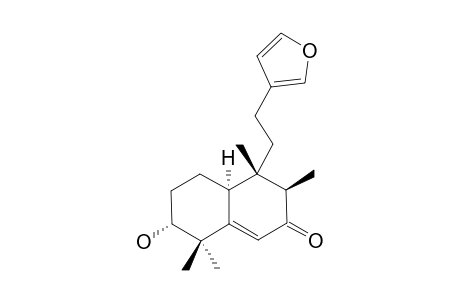 3-ALPHA-HYDROXY-7-OXO-15,16-EPOXYFRIEDOLABDA-5,13(16),14-TRIEN