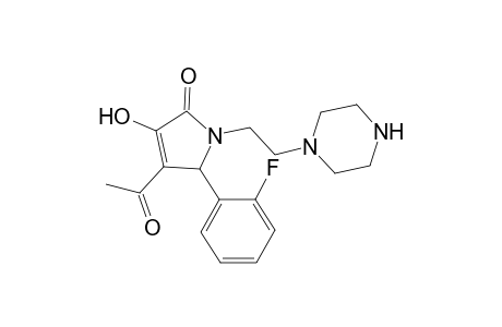 4-Acetyl-5-(2-fluorophenyl)-3-hydroxy-1-[2-(1-piperazinyl)ethyl]-1,5-dihydro-2H-pyrrol-2-one