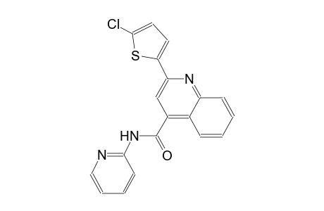 2-(5-chloro-2-thienyl)-N-(2-pyridinyl)-4-quinolinecarboxamide