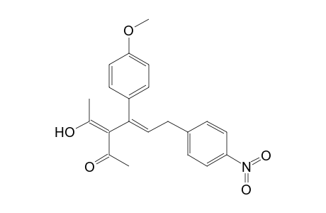 3-Acetyl-4-(4-methoxyphenyl)-6-(4-nitrophenyl)hexa-2Z,4-dien-2-ol