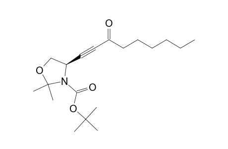 tert-Butyl (4R)-2,2-dimethyl-4-(3-oxo-1-nonyl)-1,3-oxazolane-3-carboxylate