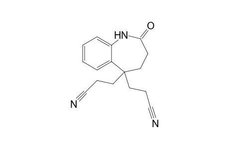 3',3'-(2-Oxo-1,2,3,4-tetrahydrobenzo[b]azepin-5,5-diyl)dipropanenitrile