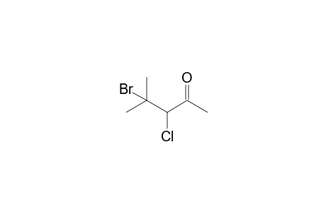 4-Bromo-3-chloro-4-methylpentan-2-one