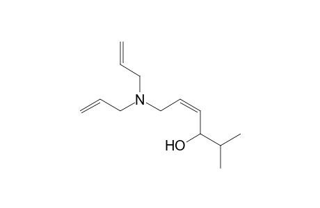 (Z)-6-(N,N-Diallylamino)-2-methyl-4-hexen-3-ol