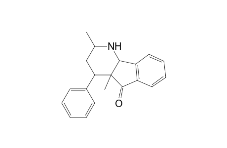 2,4a-Dimethyl-5-oxo-4-phenyl-1H-2,3,4,4a,5,9b-hexahydroindeno[1,2-b]pyridine