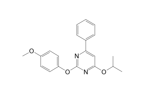 2-(4-Methoxyphenoxy)-4-phenyl-6-propan-2-yloxy-pyrimidine