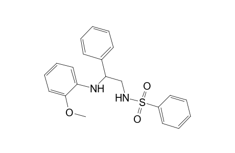 Benzenesulfonamide, N-[2-[(2-methoxyphenyl)amino]-2-phenylethyl]-