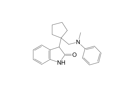 3-(1'-{[Methyl(phenyl)amino]methyl}cyclopentyl)indolin-2-one