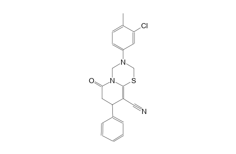 2H,6H-pyrido[2,1-b][1,3,5]thiadiazine-9-carbonitrile, 3-(3-chloro-4-methylphenyl)-3,4,7,8-tetrahydro-6-oxo-8-phenyl-