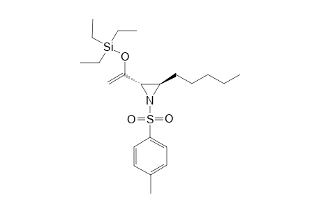 (2R*,3S*)-2-Pentyl-1-tosyl-3-(1-(triethylsiloxy)vinyl)aziridine