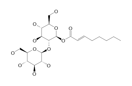 (2E)-OCT-2-ENOATE-2-O-BETA-D-GLUCOPYRANOSYL-BETA-D-GLUCOPYRANOSIDE
