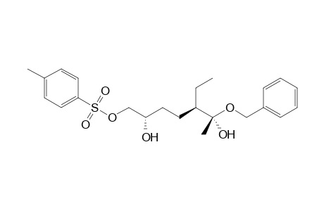 (2S,3R,6S)-2-Benzyloxy-3-ethyl-7-toluenesulfonyloxyheptan-2,6-diol