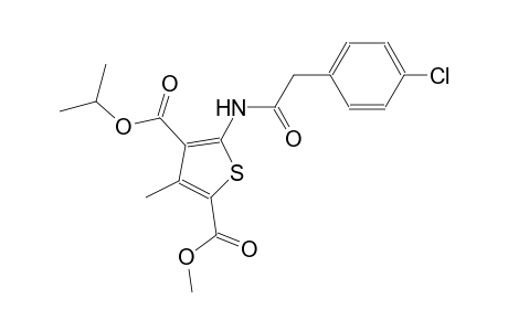4-isopropyl 2-methyl 5-{[(4-chlorophenyl)acetyl]amino}-3-methyl-2,4-thiophenedicarboxylate