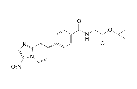 p-[2-(5-nitro-1-vinylimidazol-2-yl)vinyl]hippuric acid, tert-butyl ester