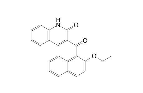3-(2-Ethoxy-1-naphthoyl)carbostyril