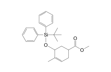 5-[tert-butyl(diphenyl)silyl]oxy-4-methyl-1-cyclohex-3-enecarboxylic acid methyl ester