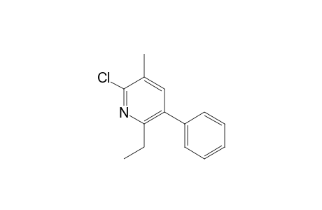 2-Chloro-6-ethyl-3-methyl-5-phenylpyridine