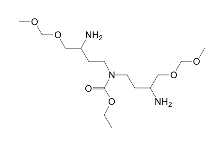 Ethyl bis[3-amino-4-(methoxymethoxy)butyl]carbamate