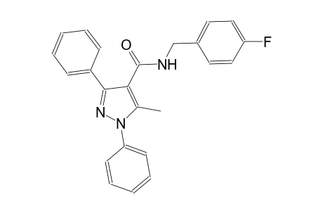 N-(4-fluorobenzyl)-5-methyl-1,3-diphenyl-1H-pyrazole-4-carboxamide