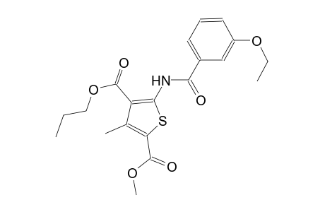 2-methyl 4-propyl 5-[(3-ethoxybenzoyl)amino]-3-methyl-2,4-thiophenedicarboxylate
