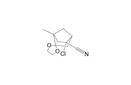 2-Chloro-2-cyano-4-methyl-5-(ethylidenedioxy)bicyclo[2.2.1]heptane