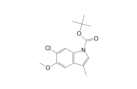 6-Chloro-5-methoxy-3-methyl-1-indolecarboxylic acid tert-butyl ester