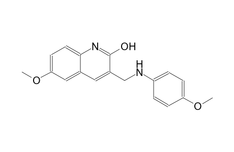 6-methoxy-3-[(4-methoxyanilino)methyl]-2-quinolinol