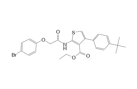 ethyl 2-{[(4-bromophenoxy)acetyl]amino}-4-(4-tert-butylphenyl)-3-thiophenecarboxylate