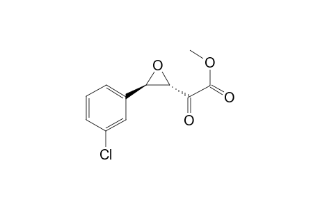 Methyl 2-((2S,3R)-3-(3-chlorophenyl)oxiran-2-yl)-2-oxoacetate