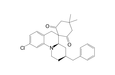 3-Benzyl-5',5'-dimethyl-9-chloro-2,3,4,4a,5,6-hexahydro-1H-spiro[benzo[c]quinolizine-5,2'-cyclohexane]-1',3'-dione