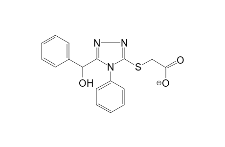 ({5-[hydroxy(phenyl)methyl]-4-phenyl-4H-1,2,4-triazol-3-yl}sulfanyl)acetate