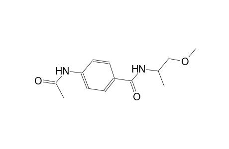 4-(acetylamino)-N-(2-methoxy-1-methylethyl)benzamide