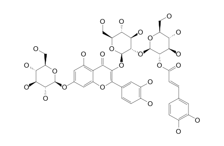 QUERCETIN-3-O-BETA-D-[2E-CAFFEOYL-BETA-D-GLUCOPYRANOSYL-(1->2)-GLUCOPYRANOSIDE]-7-O-BETA-D-GLUCOPYRANOSIDE