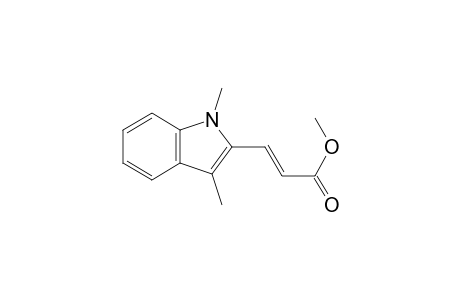 (E)-3-(1,3-dimethyl-2-indolyl)-2-propenoic acid methyl ester