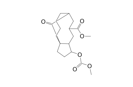 8-(Methoxycarbonyl)-11-(methoxycarbonyloxy)tricyclo[8.3.0.1(1,6)]tetradecan-14-one