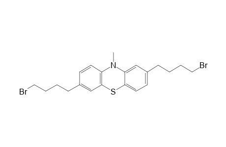 2,7-bis(4-bromanylbutyl)-10-methyl-phenothiazine