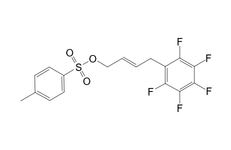 (E)-4-(perfluorophenyl)but-2-en-1-yl 4-methylbenzenesulfonate