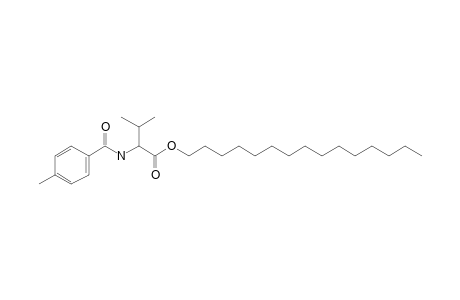 L-Valine, N-(4-methylbenzoyl)-, pentadecyl ester