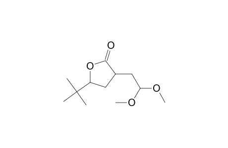 2(3H)-Furanone, 3-(2,2-dimethoxyethyl)-5-(1,1-dimethylethyl)dihydro-
