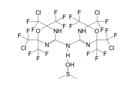 N,N-BIS[2,6-BIS(TRIFLUOROMETHYL)-2,6-BIS(DIFLUOROCHLOROMETHYL)-2,3-DIHYDRO-1,3,5-OXADIAZIN-4-YL]AMINE DIMETHYLSULPHOXIDE ADDUCT