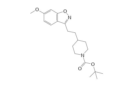 4-[2-(6-methoxy-1,2-benzoxazol-3-yl)ethyl]-1-piperidinecarboxylic acid tert-butyl ester